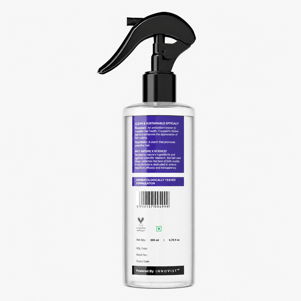 Rosemary & Rice Water Hair Spray