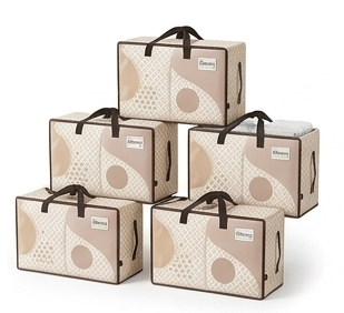 Ellevary™ Heavy-Duty Storage Tote Set (8-Pack) for Moving & Organization