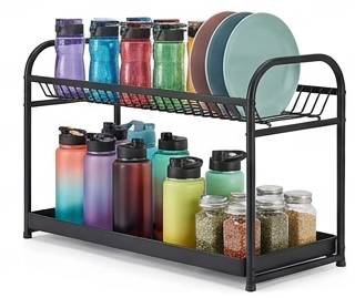 Ellevary™ 3-Tier Spice Rack Organizer for Cabinets & Countertops
